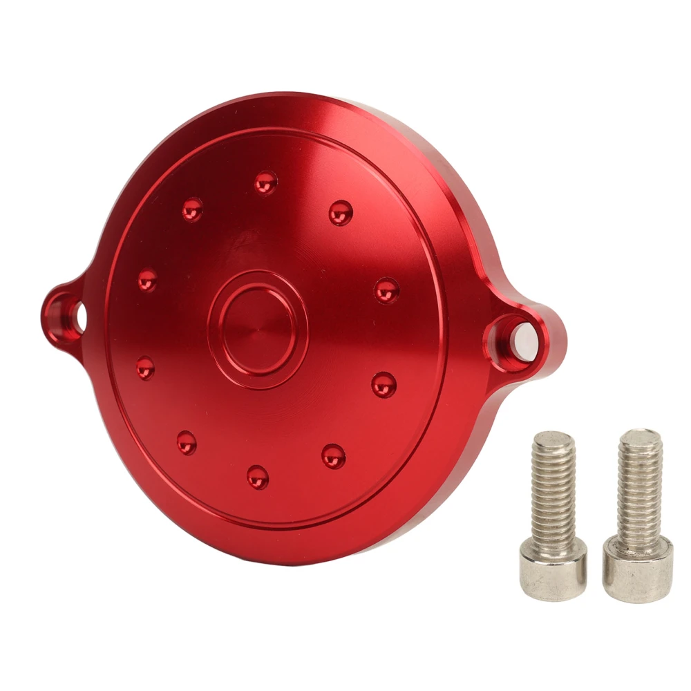 Motorcycle Cylinder Head Side Cover Aluminum Alloy Decorative Cylinder Head Protector for Trail 125 Monkey 125 Grom 125 Red