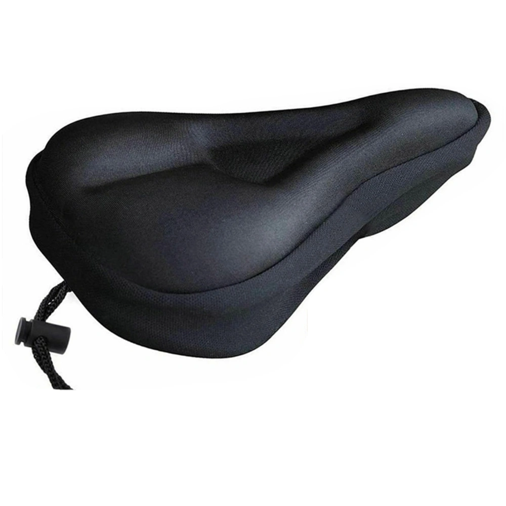 Bicycle Saddle Covers Sponge Black Ergonomic Seat Cushion Soft Breathable Seat Padded Cover