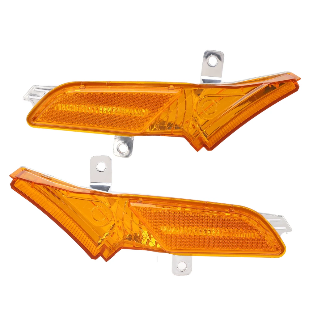 1 Pair Amber LED Side Marker Lights 95563103610 High Visibility Amber Side Marker Lights Cover Replacement for Cayenne 957 2007 2010