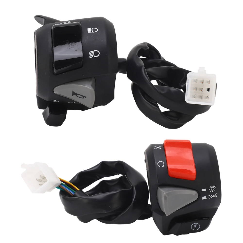 Motorcycle Handlebar Switch 7/8in Turn Signal Horn High Low Beam Start Stop Switch Button for PCX 160 150