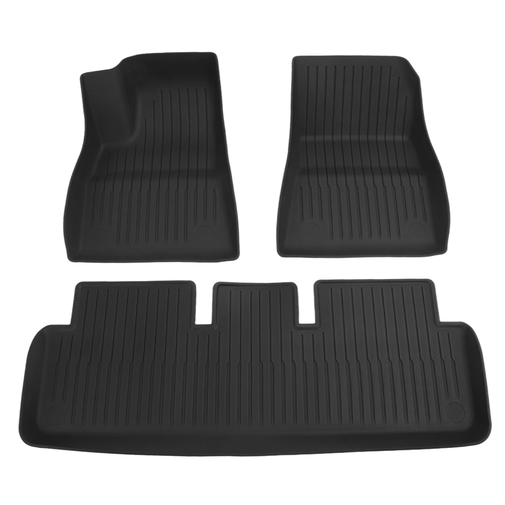 Car Floor Mat TPE Anti Slip Odorless Protective Wear Resistant Floor Mats Carpet Replacement for Tesla Model 3