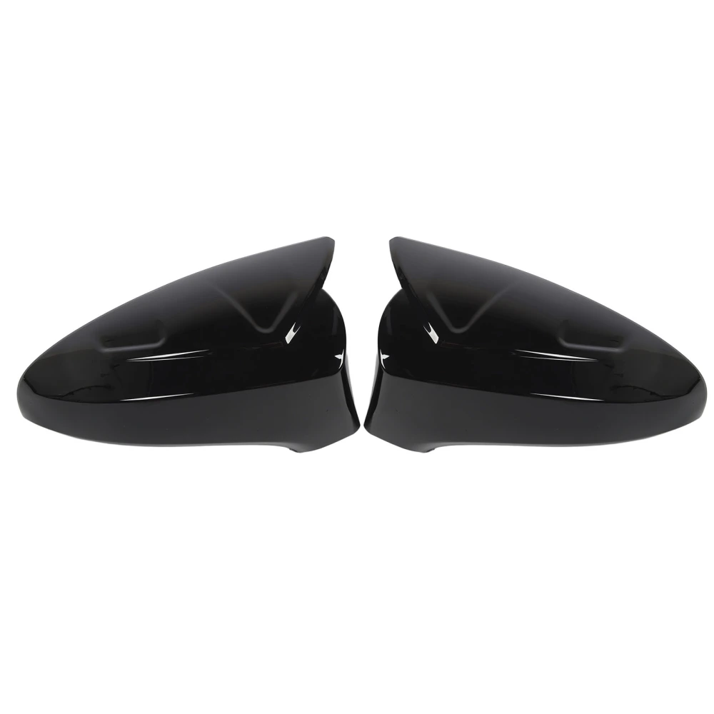 2Pcs Side Mirror Cap Left And Right Easy Installation Side Wing Mirror Cover Cap for IS200t IS250 IS350 GS ES CT RC LS IS Glossy Black