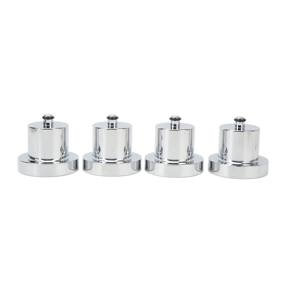 4 Pcs Lifting Jack Pad Silvery Aluminium Alloy Lift Point Jack Adapter Pucks Jack Pad Stand for Rivian R1T R1S