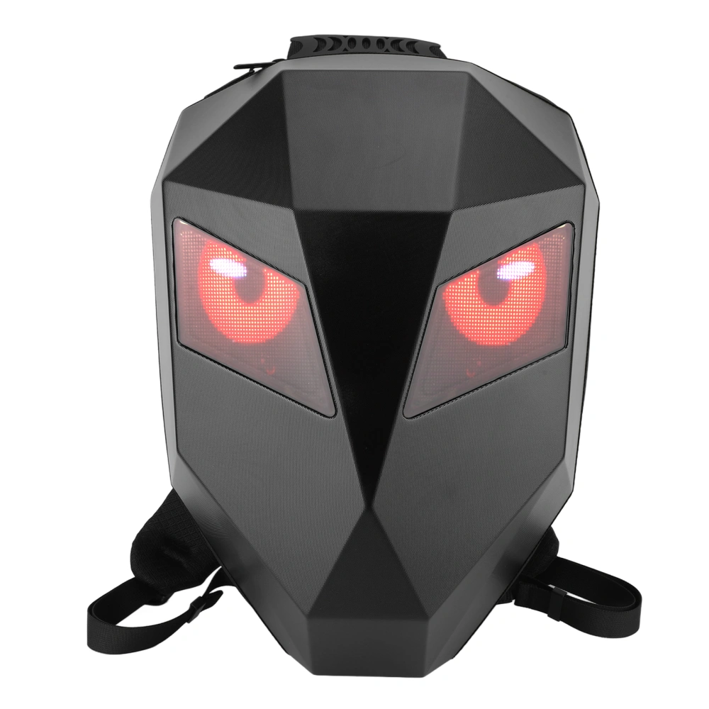 Motorcycle LED Backpack Waterproof Hard Case Cool Design Riding Backpack for Travelling Camping Cycling