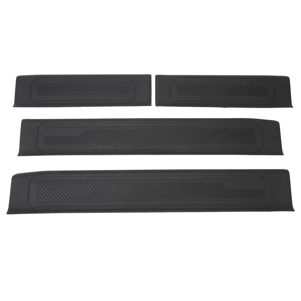 Door Sill Protector ABS Sill Step Guards Plates Door Entry Pad Threshold Stickers for Bronco 4 Doors 2021 and Up