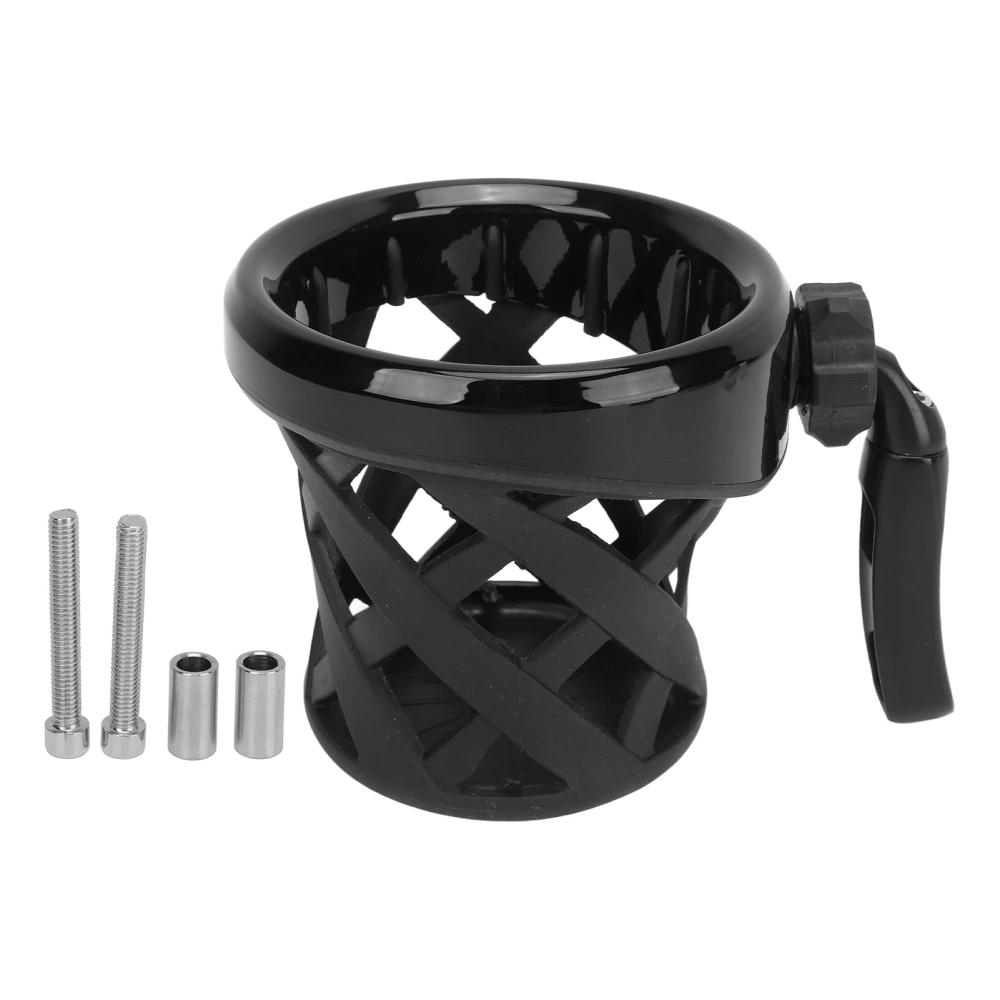 Drink Cup Holder Lightweight Versatile Rugged High Hardness Motorcycle Cup Holder For Gold Wing DCT Black