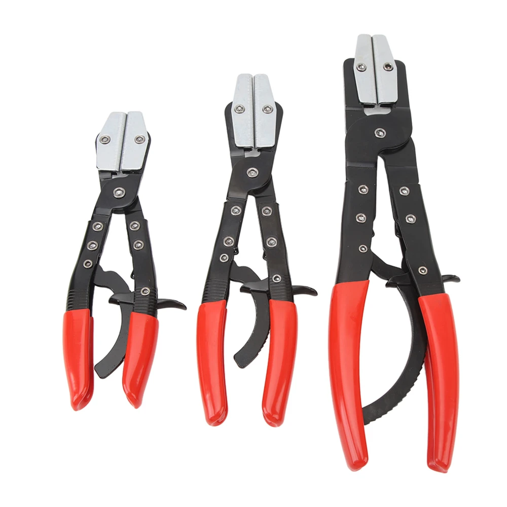 3Pcs Hose Clamp Line Pliers Set Adjustable Anti Slip Handle Hose Pinch Off Pliers For Automobile Hose Radiator Line Coolant Line