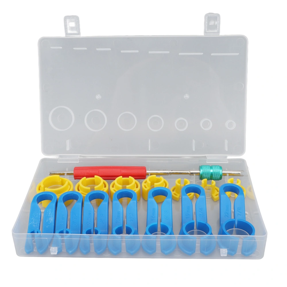 16PCS Car AC Fuel Line Disconnect Removal Tool Set with Storage Box Compact for Air Conditioning Pipes Heater Hose