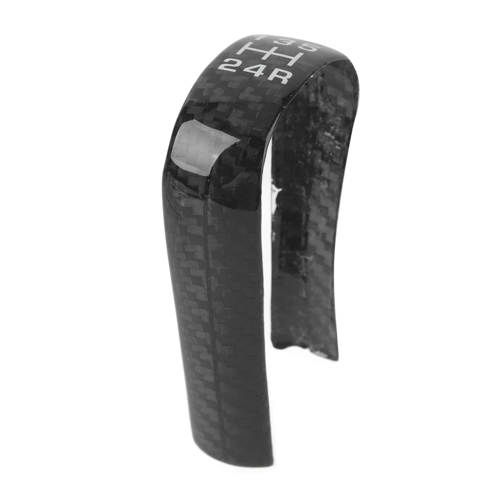 5 Speed Gear Shift Knob Cover Carbon Fiber Decorative Fashionable Shifter Handball Trim for GTR R34 R33 R32