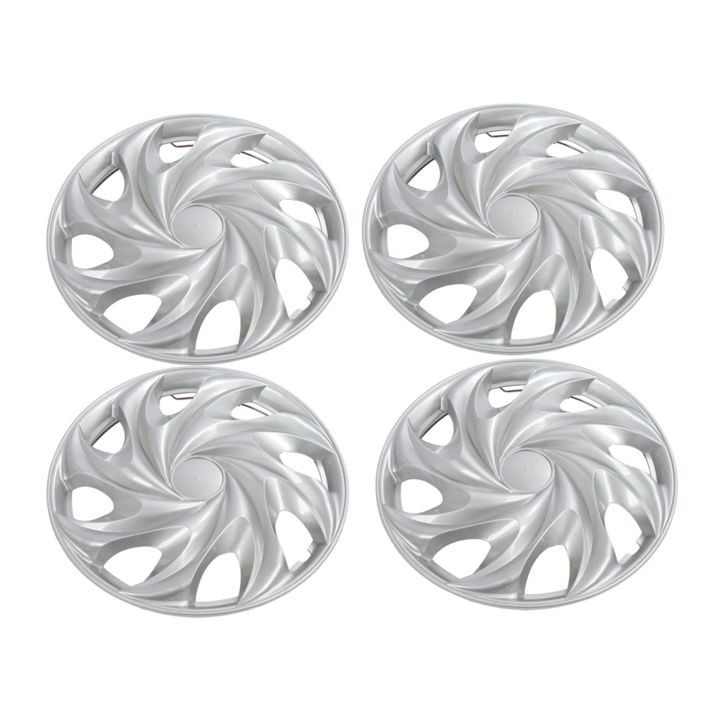 4 Pcs 13 Inch Wheel Hubcap Covers Silver Wheels Rim Cover Hub Caps for Cars Trucks Vans