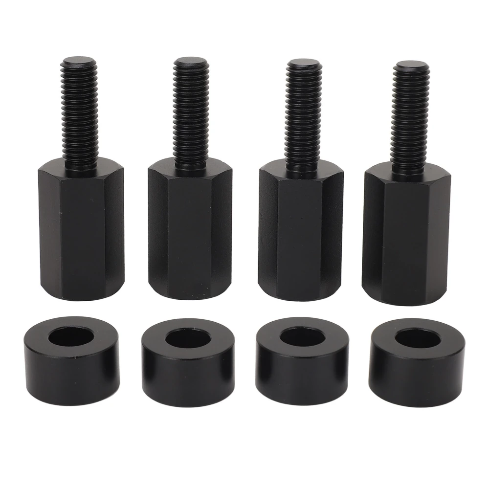 UTV Seat Riser Adjustable Black Lift Up Seat Rising Mounts Kit with 4 Extra Spacers Fit For X3 Models