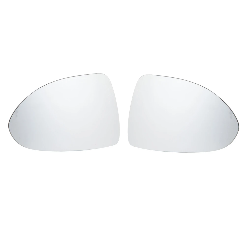 2PCS Side Heated Mirror Glass Left Right Fog Resistant Safe Driving 1426555 Replacement for Vauxhall Corsa D E