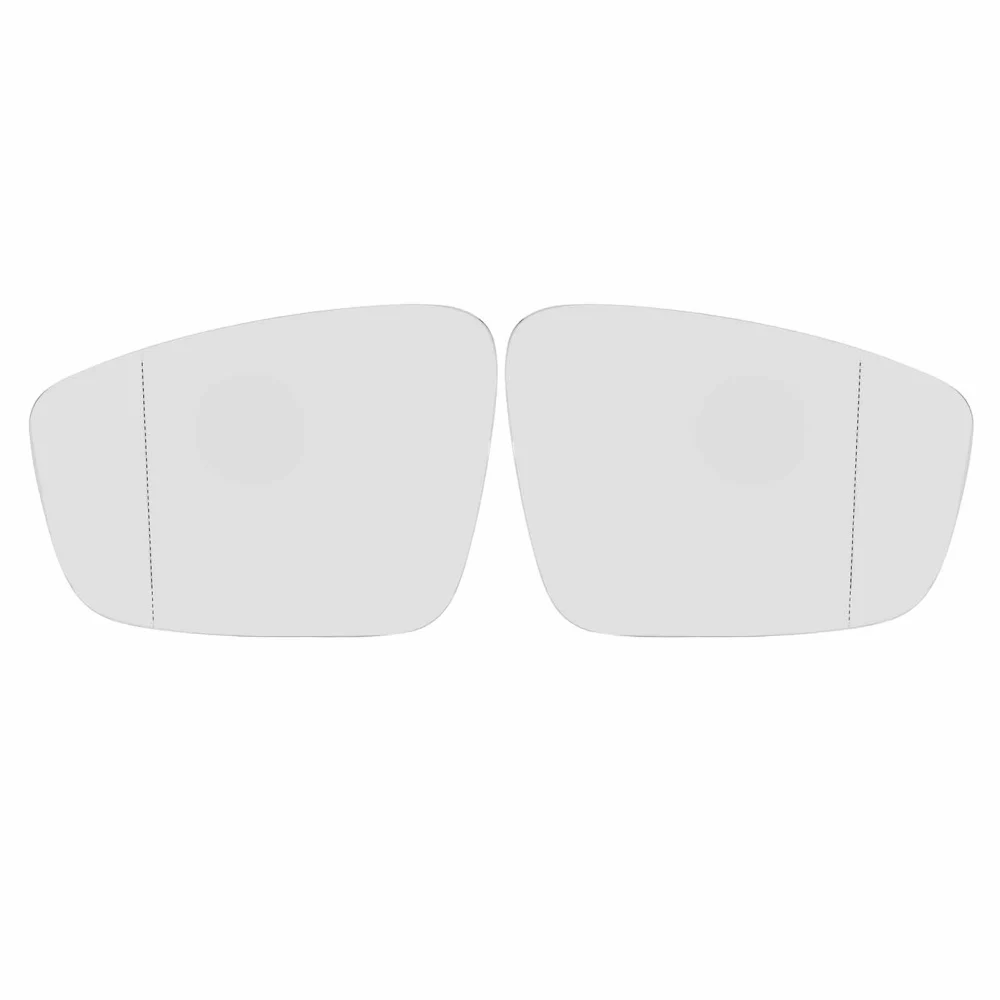 1Pair Rearview Mirror Glass 5C6857521 Rugged Left Right Reliable Stable Side View Heated Mirror Glass for Car