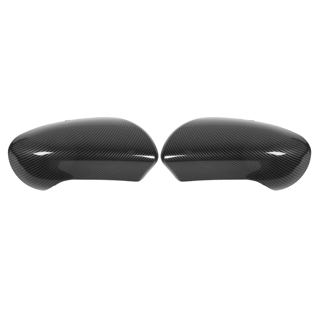 1Pair Rearview Side Mirror Cover Left Right Protective Stylish Rugged Waterproof Side Door Wing Mirror Cap For Qashqai MK1 Carbon Fiber Style