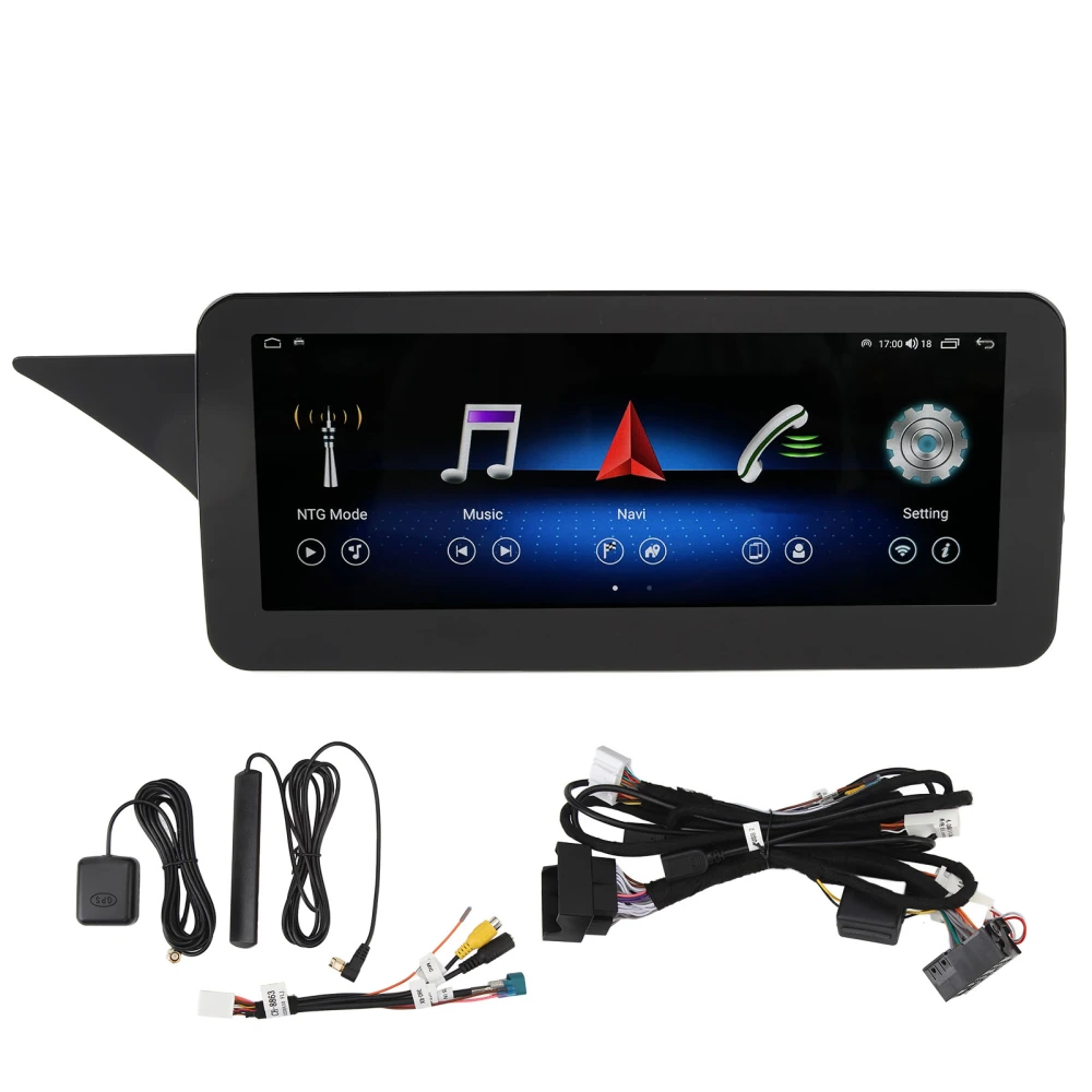 Car Stereo for Android 12 10.25in Touchscreen GPS Navigation 4G SIM Replacement for Benz E‑Class W212 NTG4.0 System LHD