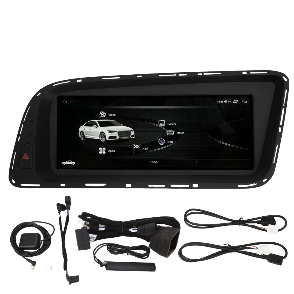 Car Stereo for Android 12 8.8in Touchscreen 4G SIM GPS Navigation Built in Carplay for Q5 8R Standard 2009 to 2017 RHD