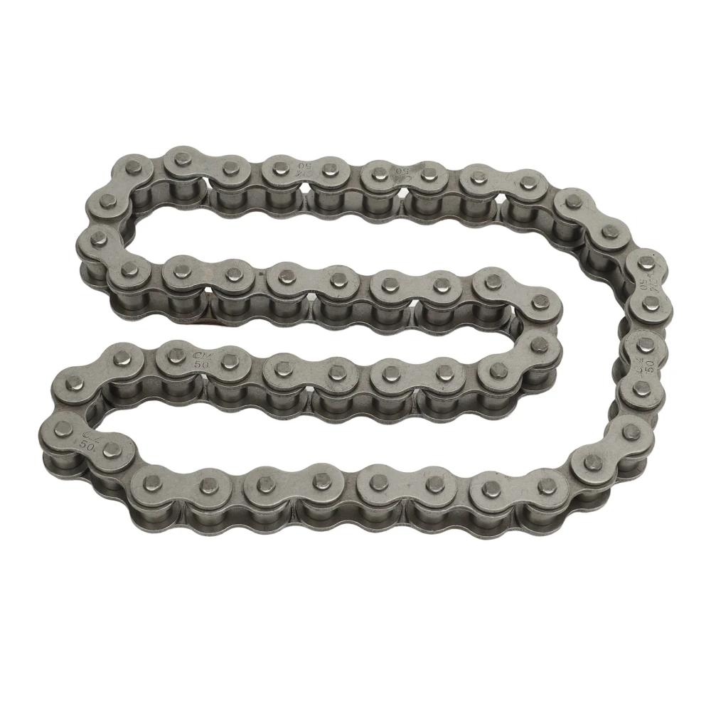 Drive Chain High Strength Low Noise Wear Resistant 48 Links Chain Replacement for Sunl 150cc 250cc Go Kart