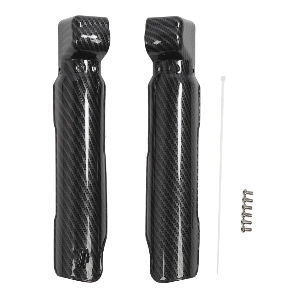 2PCS Shock Absorber Guard Carbon Fiber Pattern Motocycle Fork Guard Protector Replacement For SurRon Light Bee X S