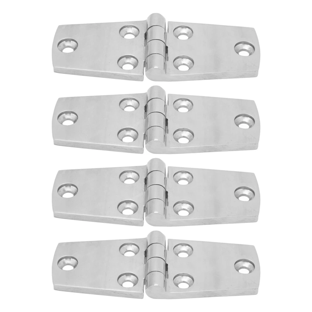 4pcs Marine Door Hinge 102 X 38mm Rustproof Stainless Steel Boat Hatch Hinge for Yachets