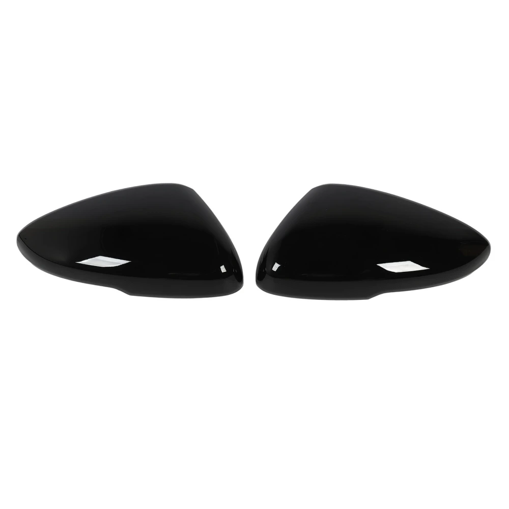 1 Pair Side Mirror Cover Left Right Dustproof Baking Finish Black Rearview Mirror Cap Replacement for Accord 2023