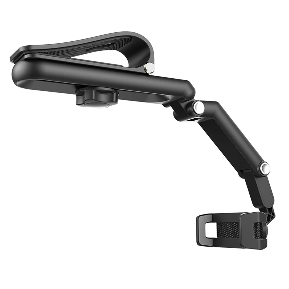 Car Phone Holder Adjustable Angles Stable Rugged High Strength Sun Visor Phone Holder for Car First Generation Gray