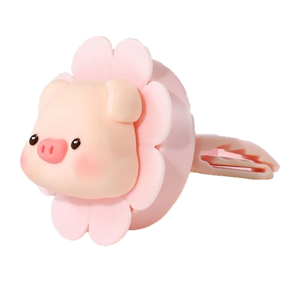 Car Air Outlet Vent Freshener Cute Litte Flower Rotation Fan Car Vent Clip Fragrance Diffuser for Car Interior Decor Pig