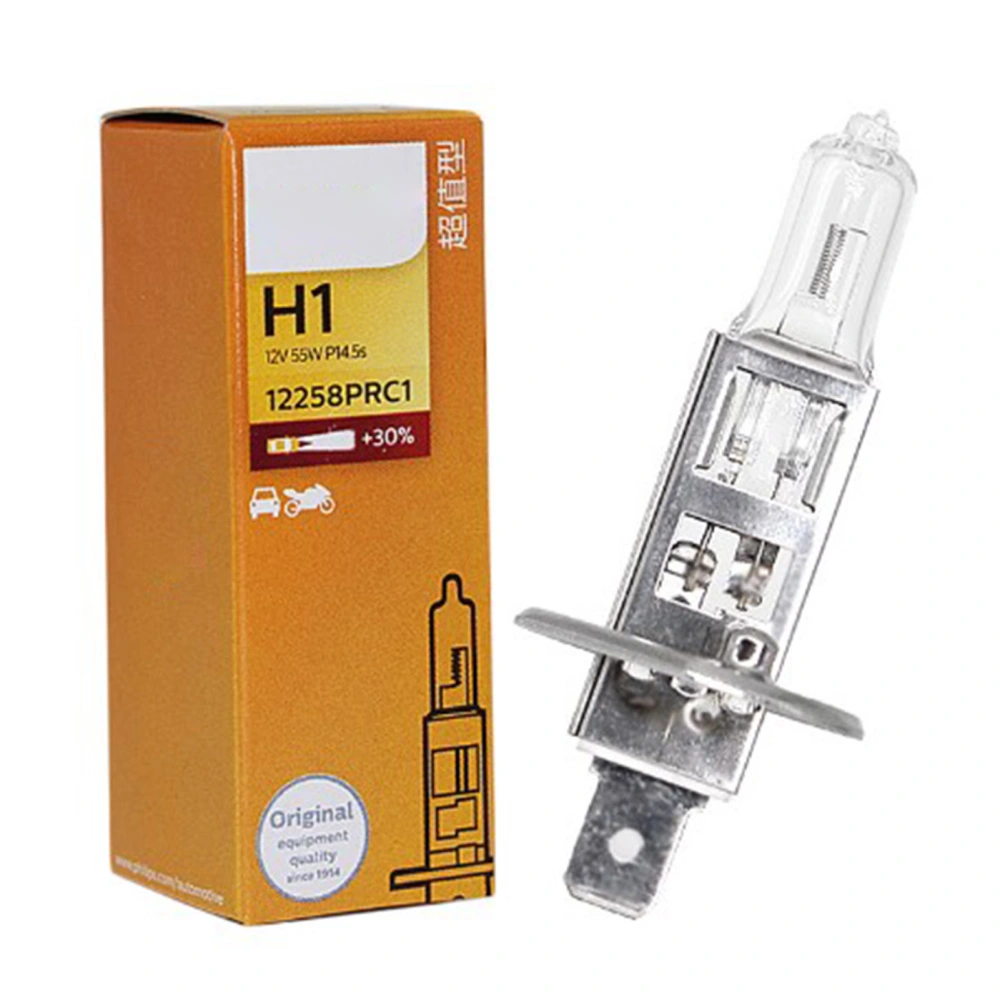 Car Halogen Headlight Bulb Super Bright Weatherproof Long Lifespan High Low Beam Light Bulb