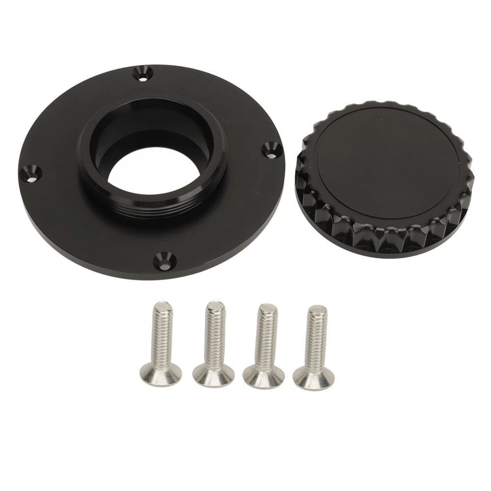 Fuel Gas Tank Cap Aluminium Rotating Opening Petrol Tank Lid Cap for K Series K1 K75 K100 K1100 RS RT S C LT Glossy Black