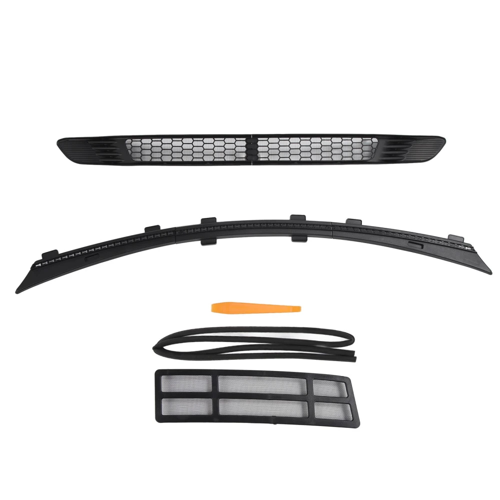 Front Bumper Grille Protective Rugged Stylish Air Conditioning Intake Grille Replacement for Tesla Model 3 2017 to 2023