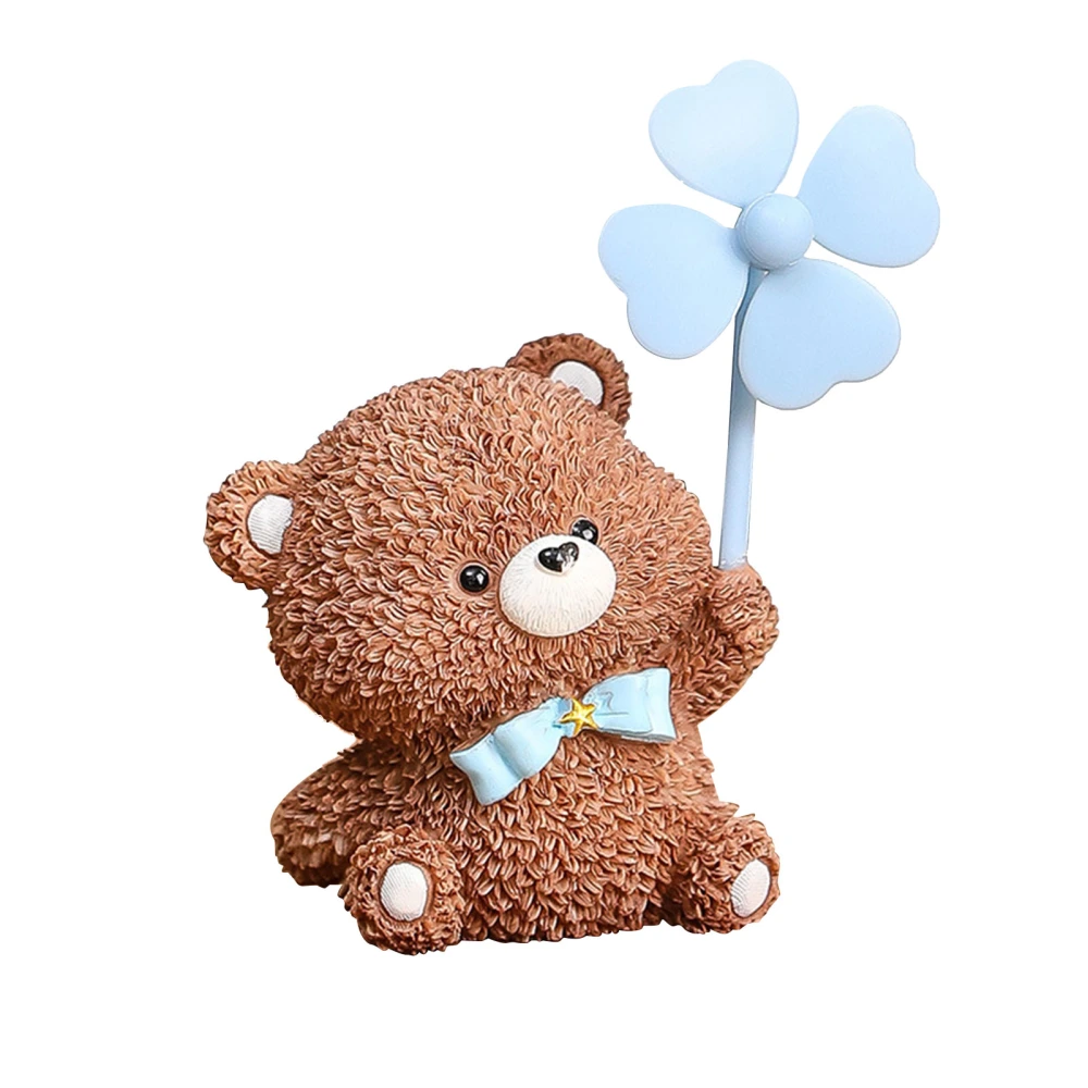 Animal Ornament Resin Animal Figurine Decoration Decor for Vehicle Desktop Office Bear