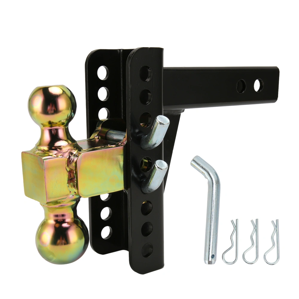 Hitch Ball Mount 2in Receiver 6in Drop 2in and 2 5/16in Ball 14000 Lbs Loads Alloy Steel 45900 for RV Tractor Trailer