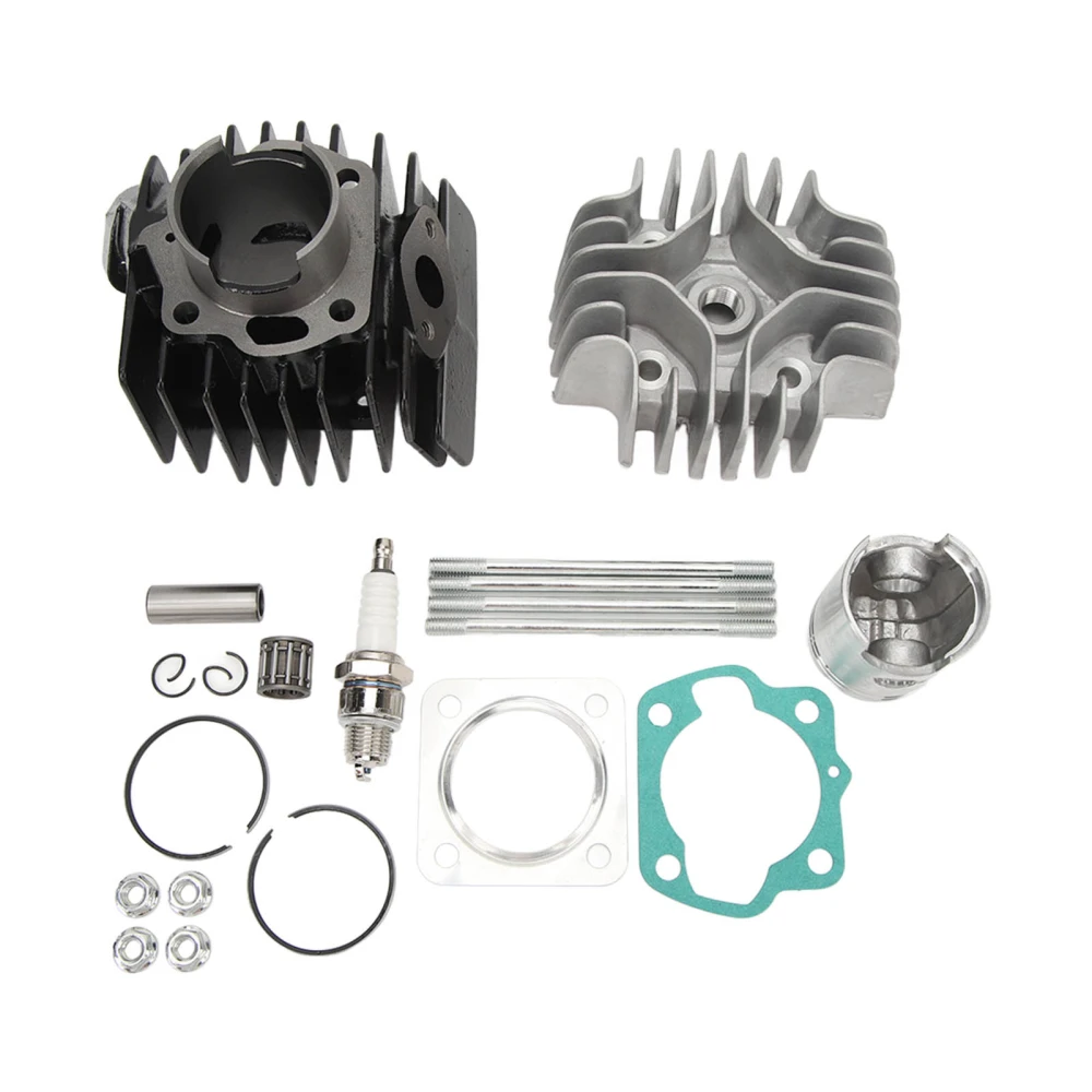 41mm Cylinder Top End Kit 12110‑43000 Cylinder Piston Rings Gasket Kit Replacement for Suzuki LT A50 JR 50