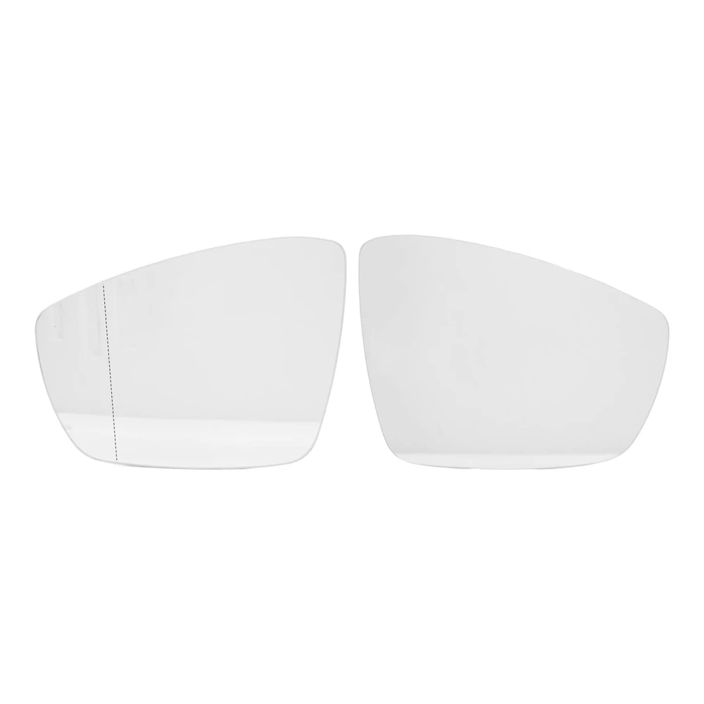 1Pair Heated Side Mirror Glass 6R0857522 Anti Fog and Frost Reliable Exterior Wing Door Mirror Glass for Car