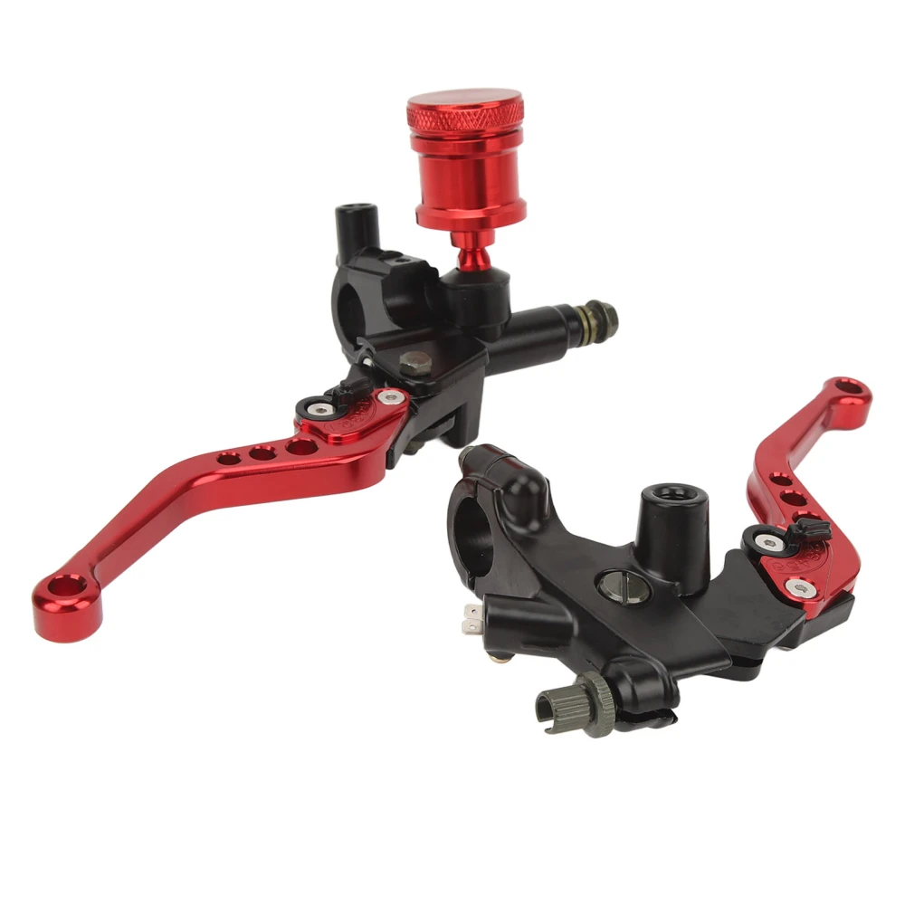 22mm Brake Master Cylinder Lever Pump 12.7mm Piston Diameter Adjustable Hydraulic Brake Clutch Cylinder Lever for Motorcycle