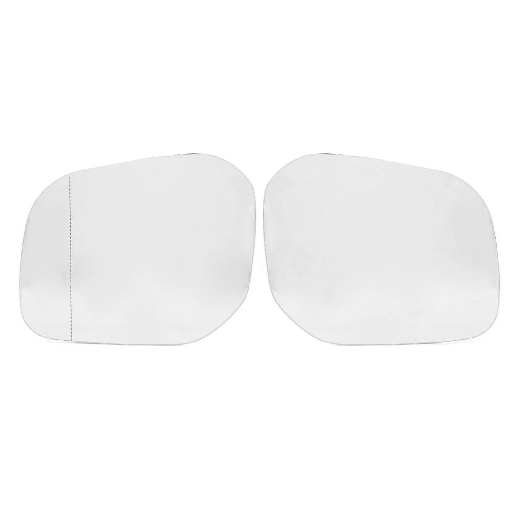 1 Pair Heated Mirror Glass 2K5857521 Anti Fog Left Right Side Rearview Mirror Glass for Caddy Facelift 2015 to 2020