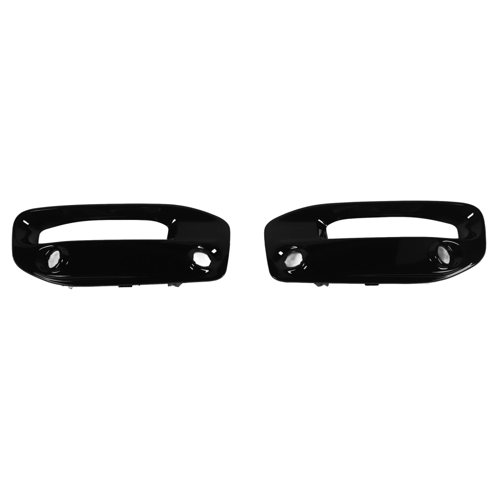 1Pair Fog Light Cover Frame Glossy Black Left Right Stylish Rugged Fog Light Cover for 2500 3500