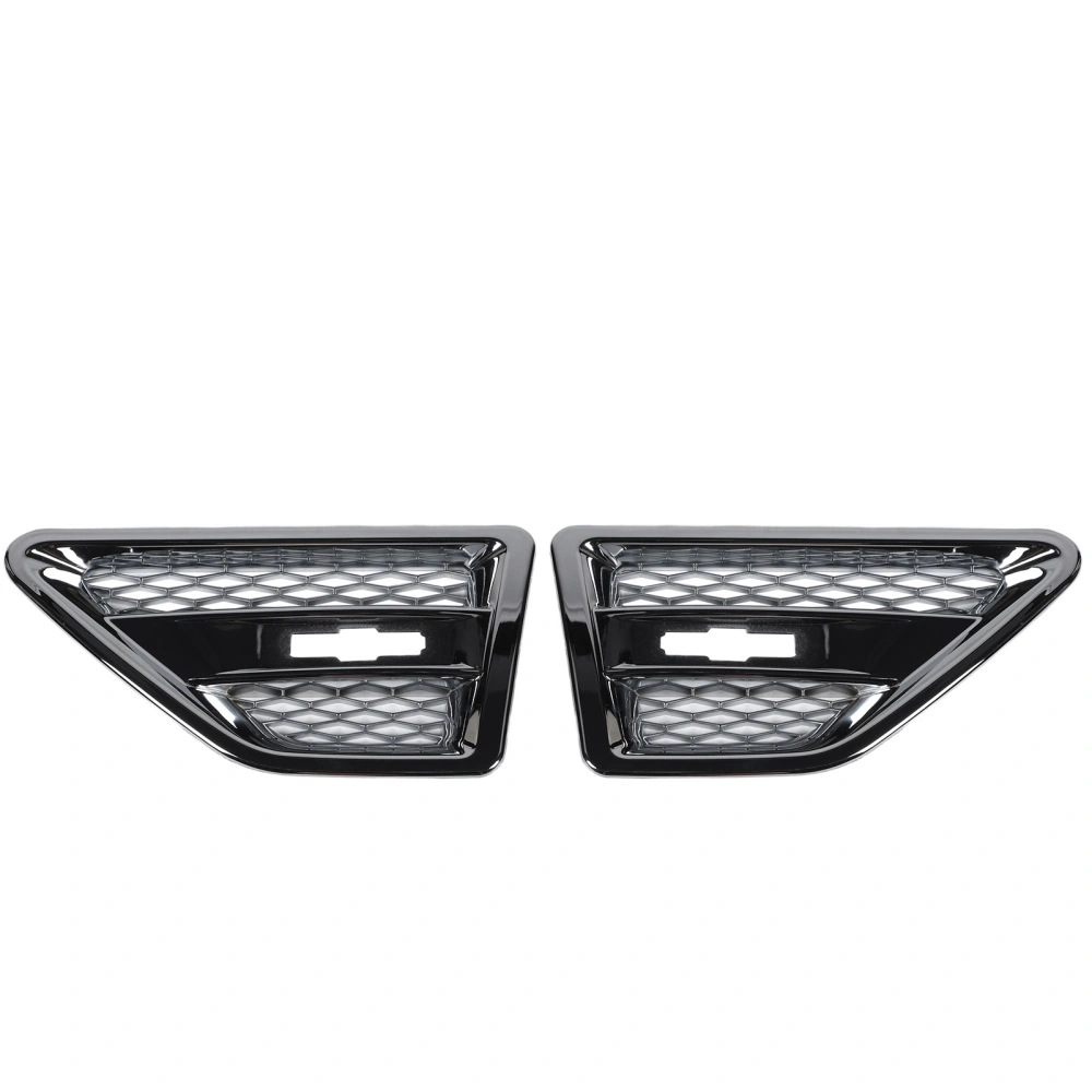 1 Pair Side Vent Trim Grill Electroplate Side Vent Cover Replacement for Freelander LR2 2007‑2014