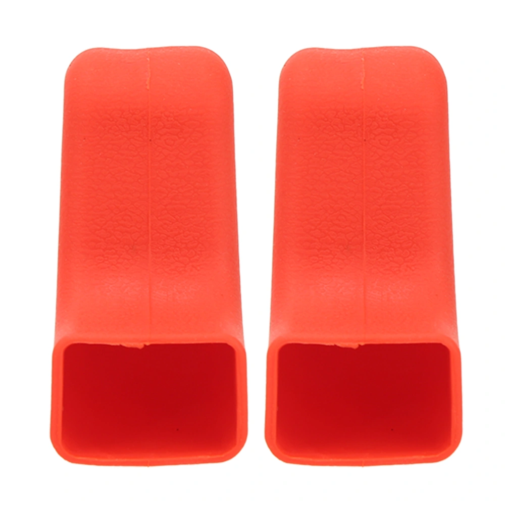 1 Pair Bumper Tow Hook Cover Cushion Tow Hook Protector Replacement for Wrangler JK JL Gladiator TJ 2007‑2023 Red