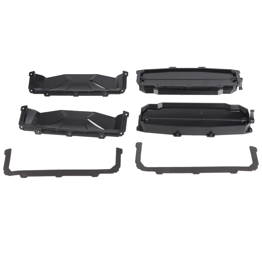 UTV Windshield Vent Kit Good Sealing Wind Shield Parts with Defogging Vents for Hard Coated Polycarbonate Glass