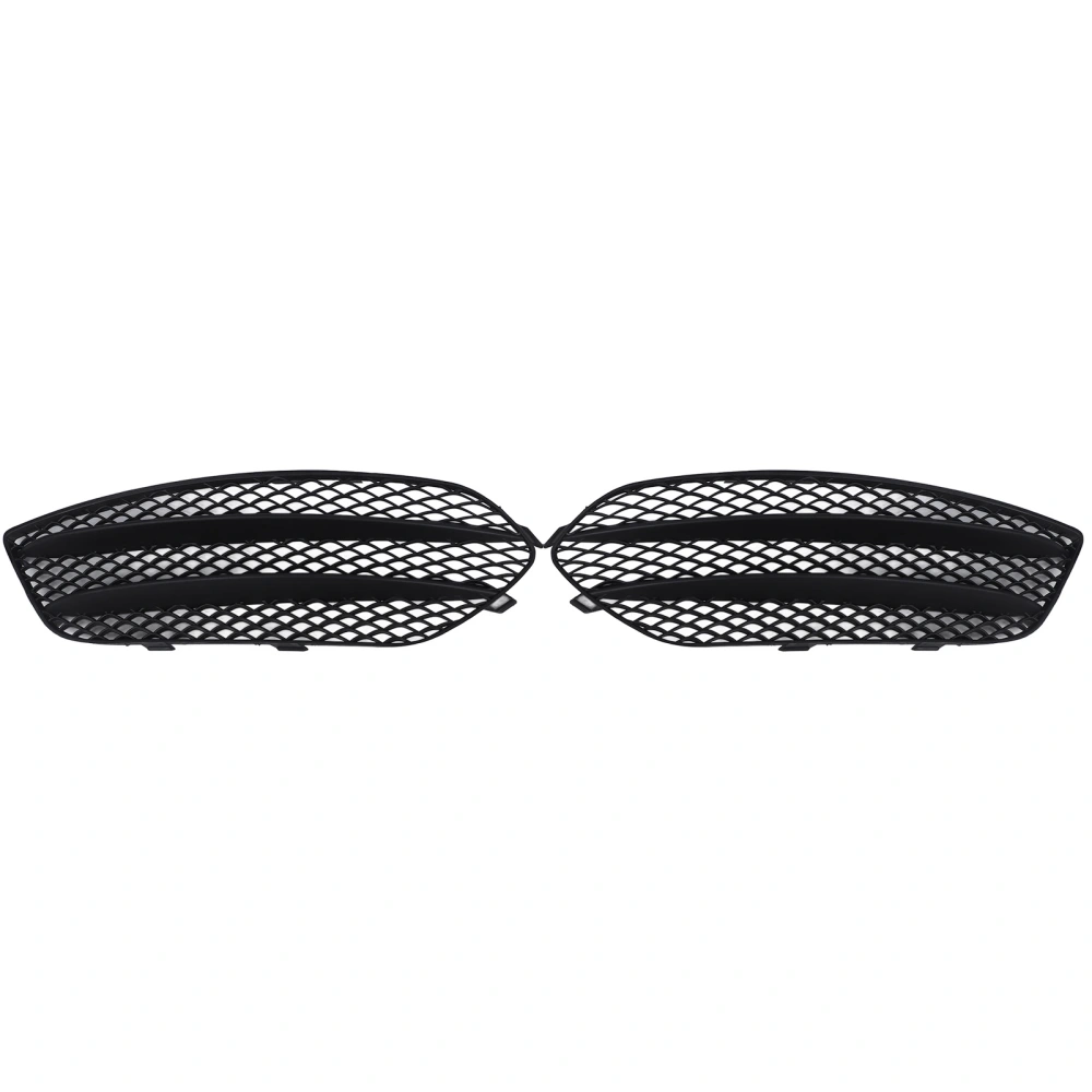 Front Bumper Fog Lamp Grille Black Fog Light Frame Replacement for Benz CLA‑Class C117 AMG Line CLA45 Pre‑Facelit