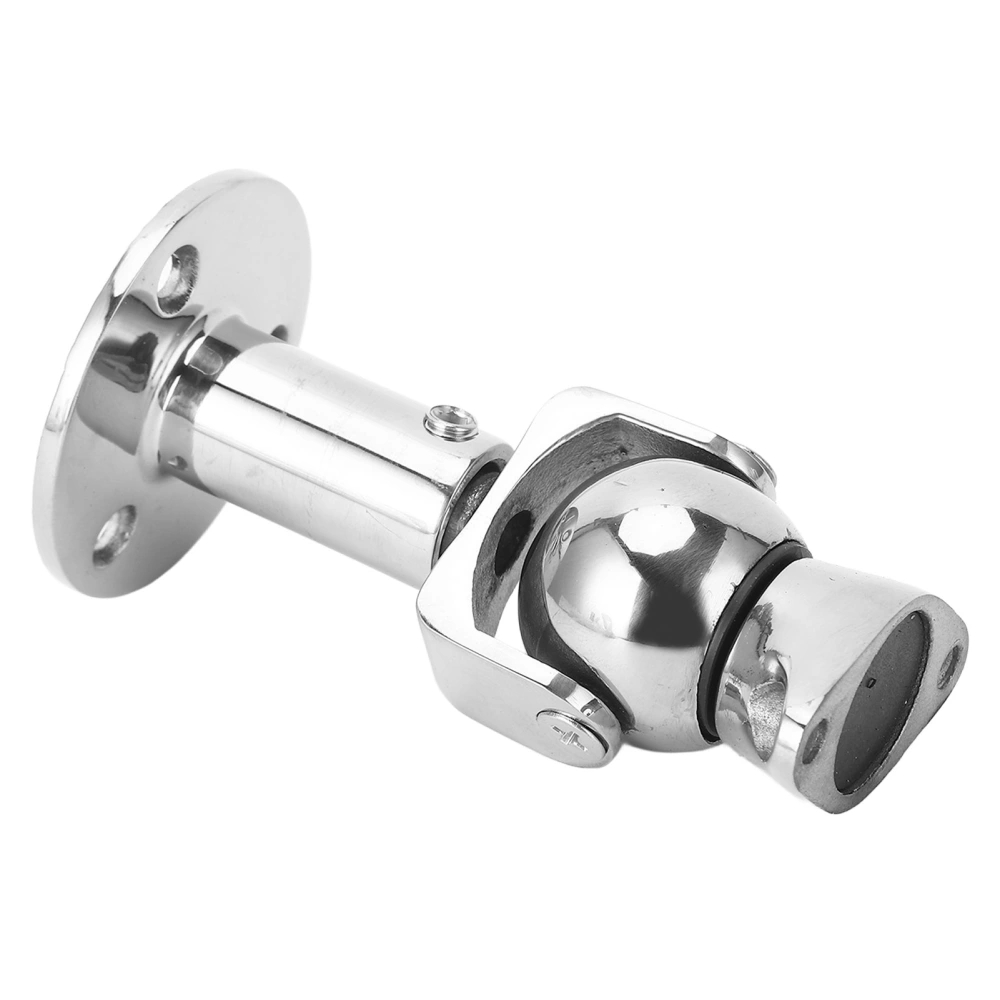 Rotating Head Magnetic Door Stopper Adjustable 3.5‑4.5inch 316 Stainless Steel Self Aligned Marin Magnetic Door Stopper