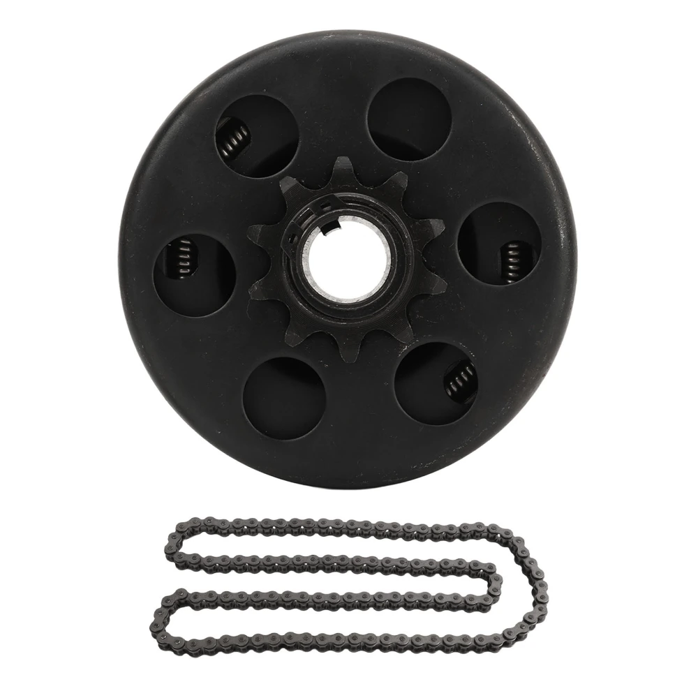 3/4in 10T Go Kart Clutch Rustproof Centrifugal Clutch with 420 Chain for Mini Bike MB165 MB200 6.5HP Engine