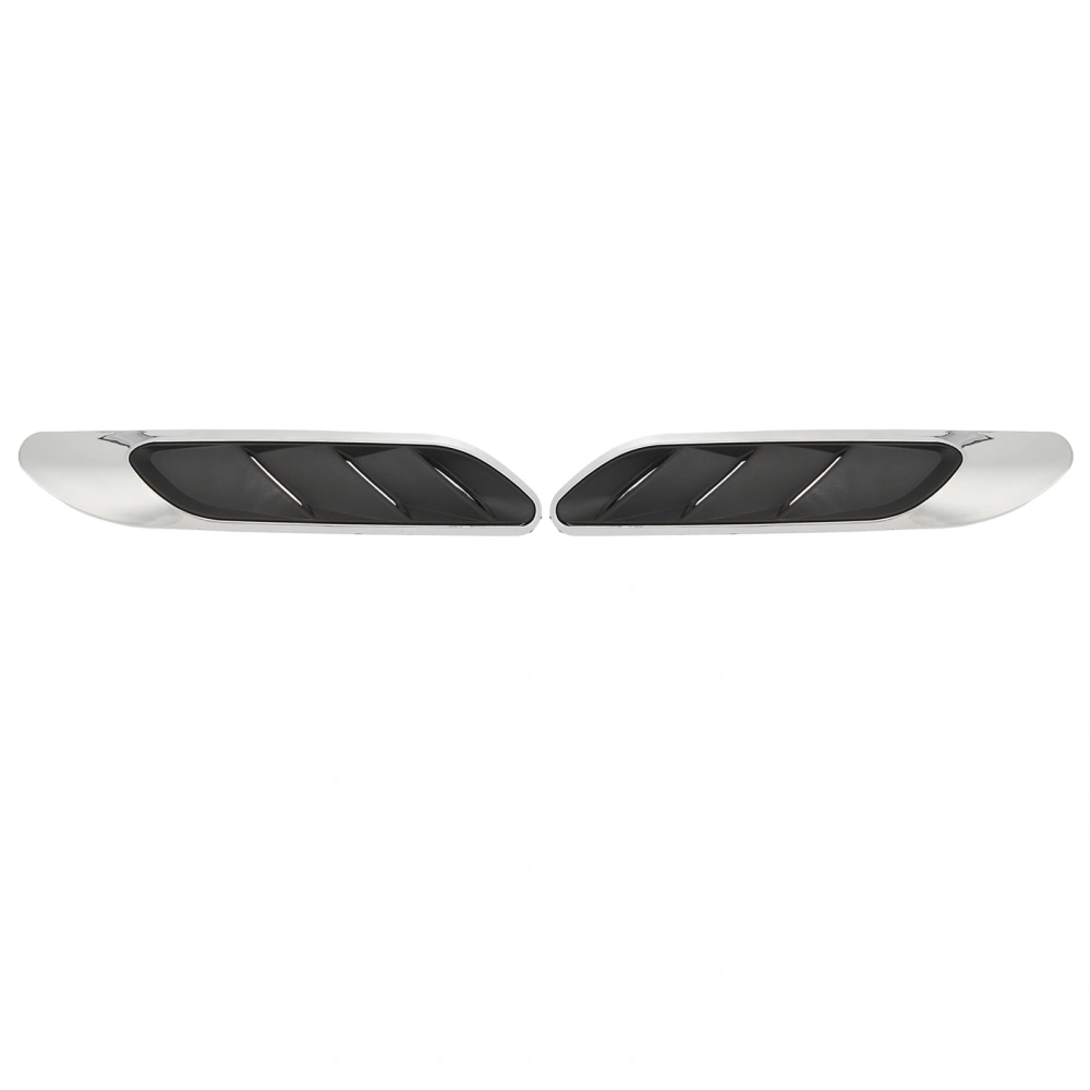 1 Pair Mudguard Side Air Outlet Vent Trim Left Right Aerodynamics Replacement for Benz C‑Class W206 AMG‑Line C63 2022+ Silver