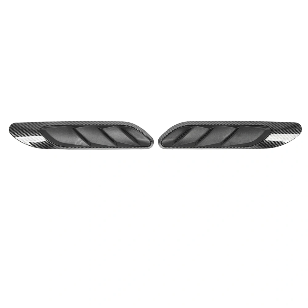 1 Pair Mudguard Side Air Outlet Vent Trim Left Right Aerodynamics Replacement for Benz C‑Class W206 AMG‑Line C63 2022+ Carbon Fiber Style