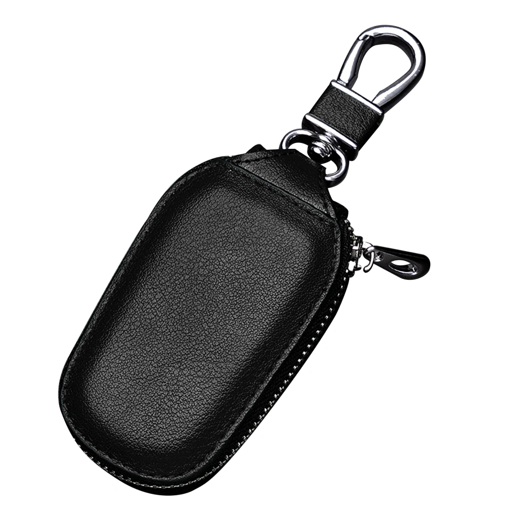 Car Key Fob Holder Versatile Large Capacity Waist Hanging Durable Car Key Case for Home Men Office Black