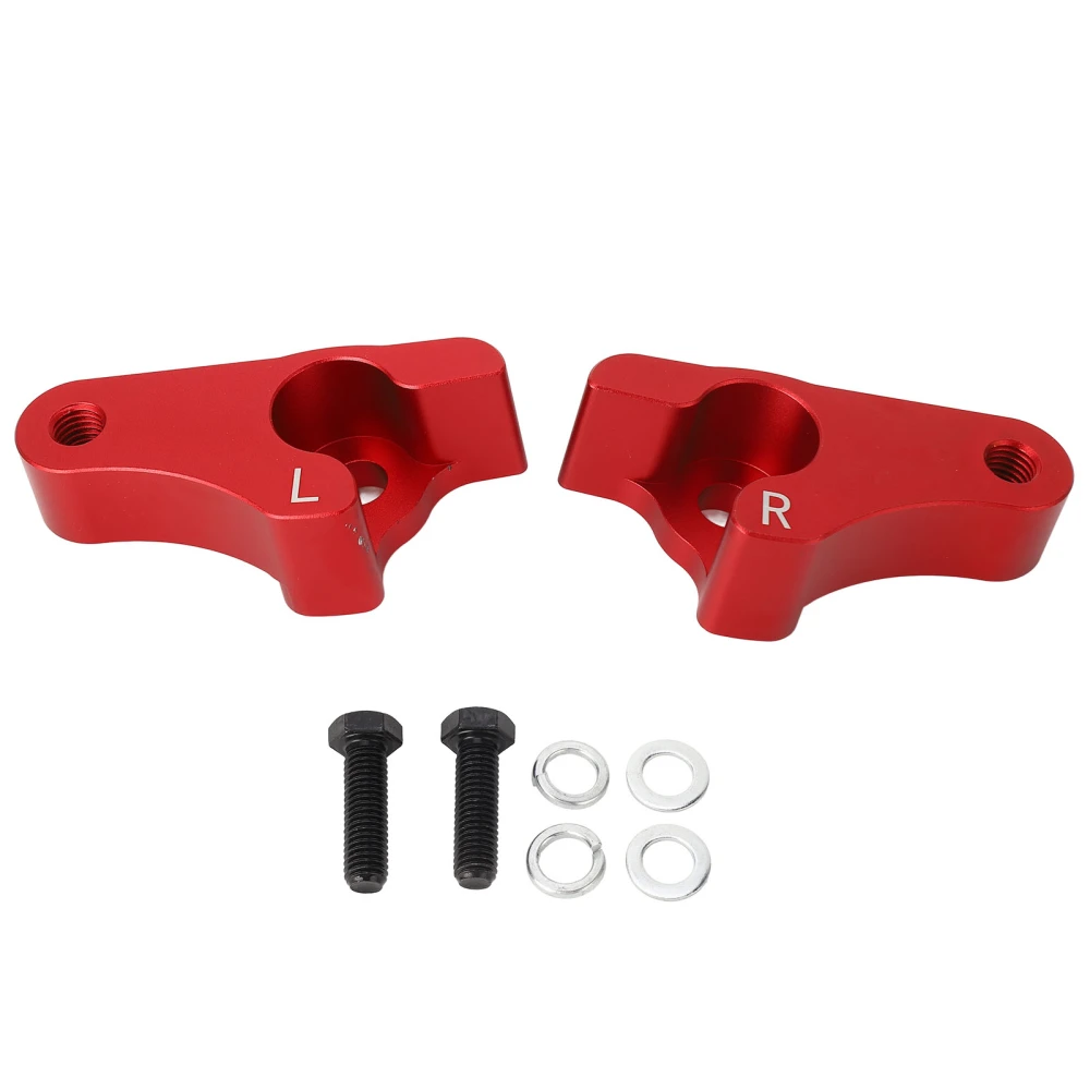 2Pcs Lowering Blocks Kit 2in Rear Slam Lowering Blocks Kit for Touring Models 2002 to 2022 Red