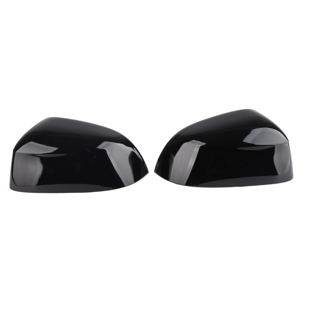 1Pair Side Rearview Mirror Cover Gloss Black Stylish Colorfast Lightweight Door Mirror Cover Caps for X3 X4 X5 X6 X7 G01 G02