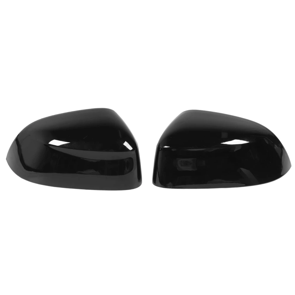 2Pcs Rearview Mirror Cap Left And Right Glossy Black Protective Side Wing Mirror Cover Cap for A3 A4 A6