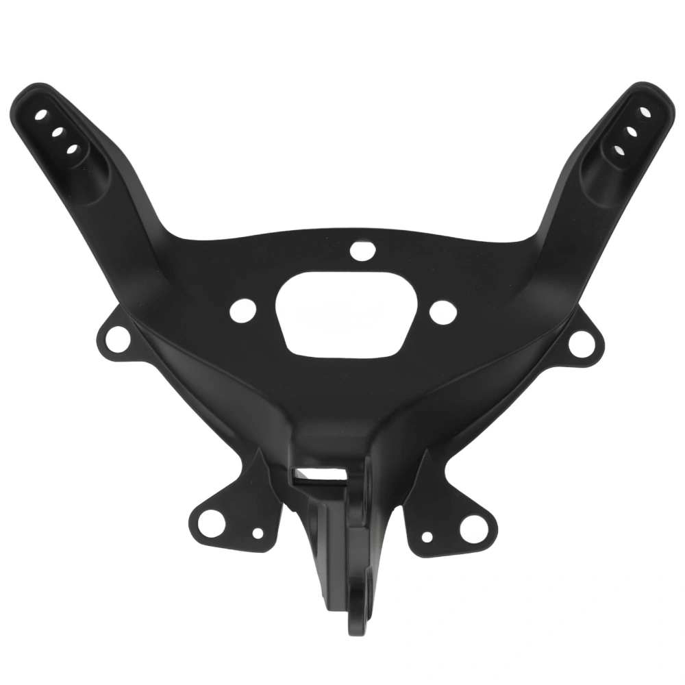 Front Upper Fairing Stay Bracket Aluminum Alloy Motorcycle Headlight Mount Bracket for YZF R6 2003 to 2009 Black