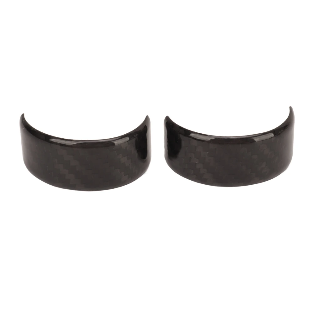 Steering Wheel Trim Circle Carbon Fiber Steering Wheel Trim Ring Cove Replacement for Chevy Corvette C8 2020 to 2023